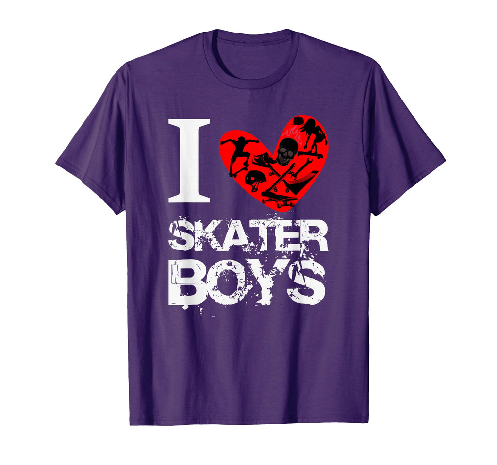 I Love Skater Skateboarding T-Shirt - Aesthetic Graphic Men Women - T-Shirt, Sweatshirt, Hoodie
