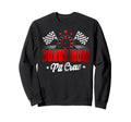 Bonus Mom Pit Crew Race Car Birthday Sweatshirt - Custom Art Print Unisex - T-Shirt, Sweatshirt, Hoodie
