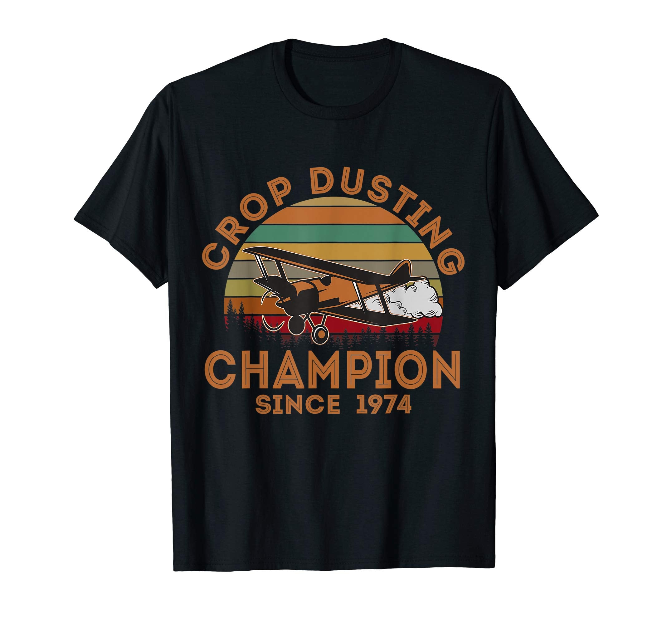 Dad Birthday Fart Joke Gift Crop Dusting T-Shirt - Novelty Apparel Unisex - T-Shirt, Sweatshirt, Hoodie