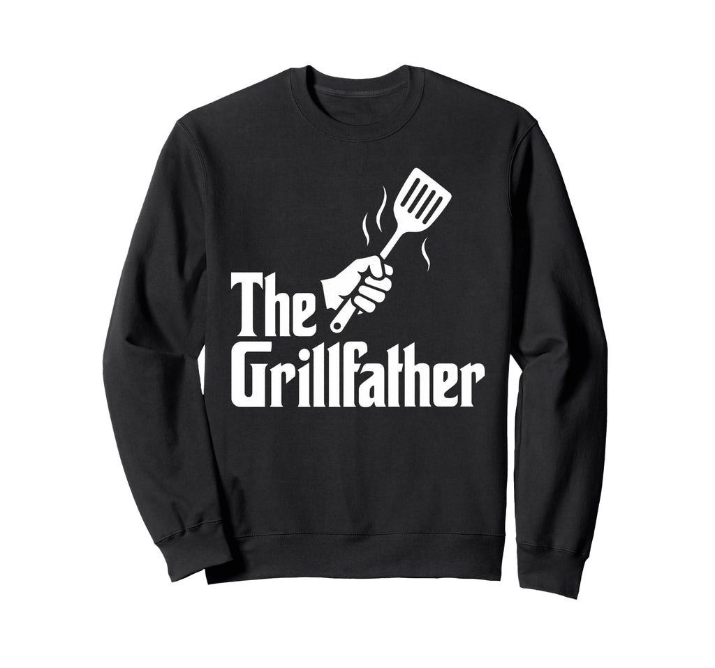 Grillfather Funny Bbq Dad Grilling Sweatshirt - Trendy Graphic for Adults - T-Shirt, Sweatshirt, Hoodie