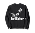 Grillfather Funny Bbq Dad Grilling Sweatshirt - Trendy Graphic for Adults - T-Shirt, Sweatshirt, Hoodie