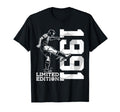 1991 35 Years Soccer 35Th Birthday T-Shirt - Aesthetic Graphic for Adults - T-Shirt, Sweatshirt, Hoodie