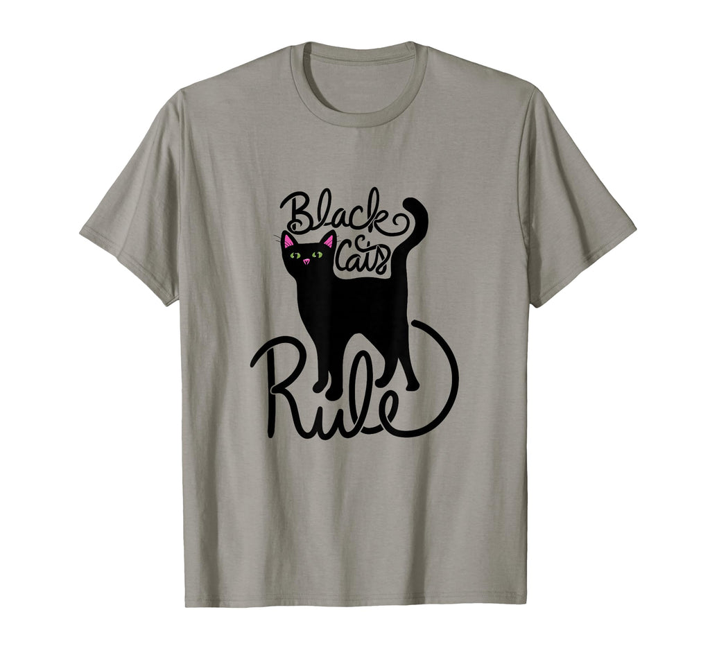 Black Cats Rule Fun Black Cat Mom T-Shirt - Streetwear Style for Adults - T-Shirt, Sweatshirt, Hoodie