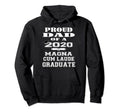Proud Dad Magna Cum Laude Graduate 2020 Hoodie - Unique Graphic Unisex - T-Shirt, Sweatshirt, Hoodie