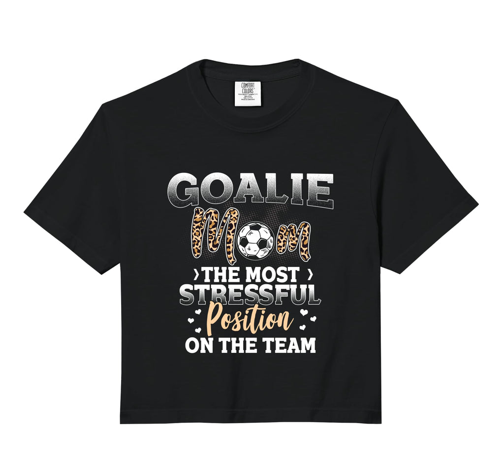 Soccer Lover Leopard Pattern Soccer Mom T-Shirt - Minimalist Print Unisex - T-Shirt, Sweatshirt, Hoodie