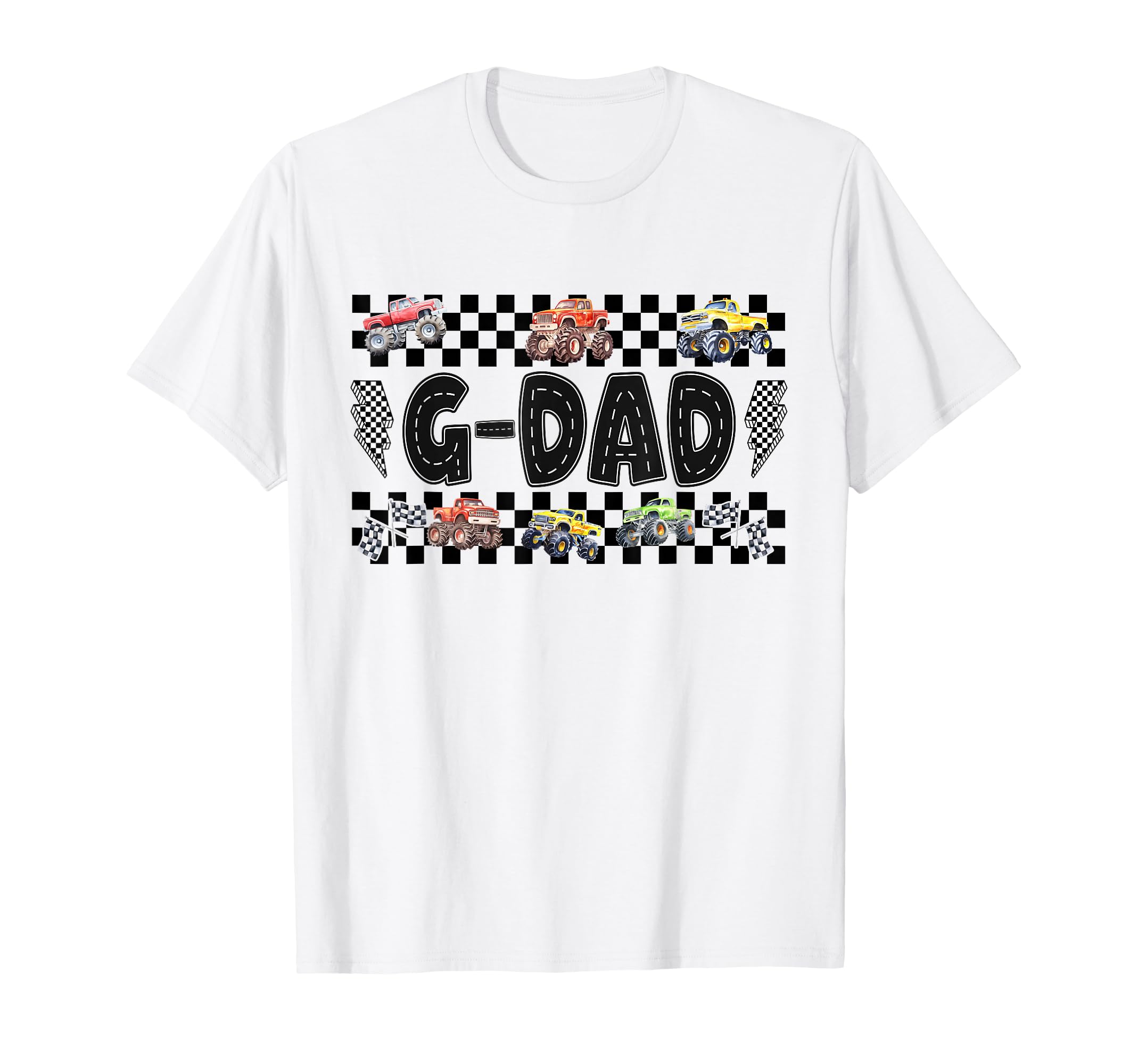 G Dad Monster Truck Family Crew T-Shirt - Casual Everyday Wear Men Women - T-Shirt, Sweatshirt, Hoodie