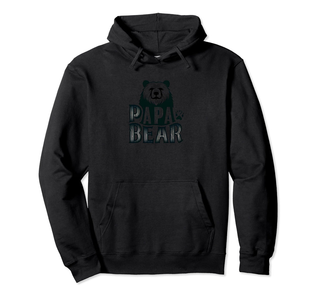 Papa Bear Funny Hoodie - Fun Novelty Design Men Women - T-Shirt, Sweatshirt, Hoodie