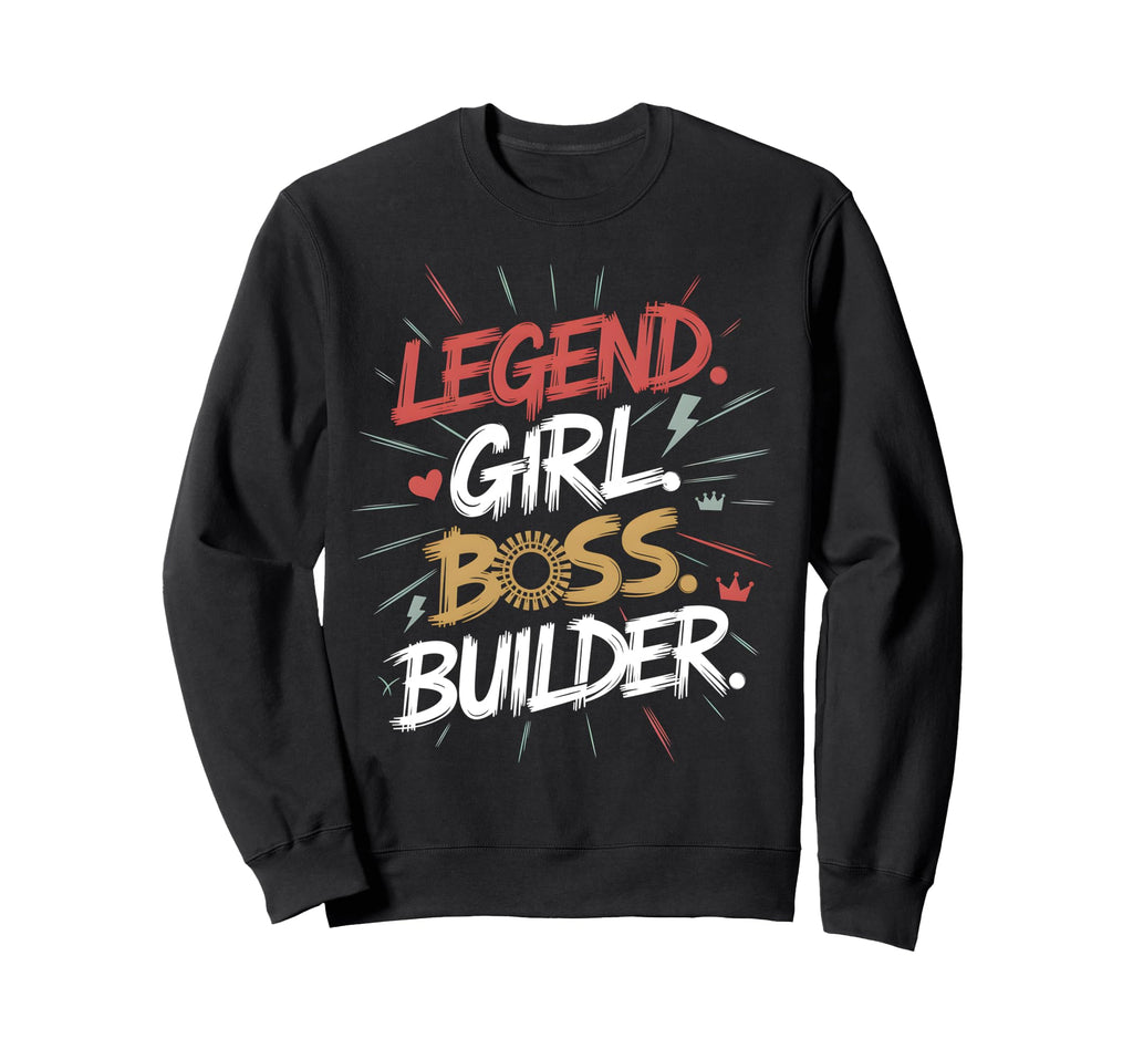 Dad Papa Legend Distressed Sweatshirt - Trendy Graphic Unisex - T-Shirt, Sweatshirt, Hoodie