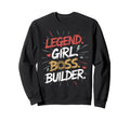 Dad Papa Legend Distressed Sweatshirt - Trendy Graphic Unisex - T-Shirt, Sweatshirt, Hoodie