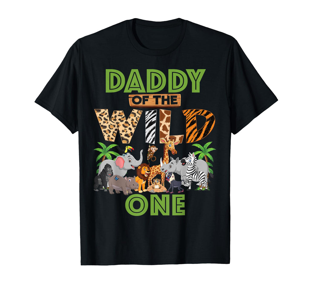 1St Birthday Zoo Safari Jungle Daddy Wild T-Shirt - Trendy Graphic Unisex - T-Shirt, Sweatshirt, Hoodie