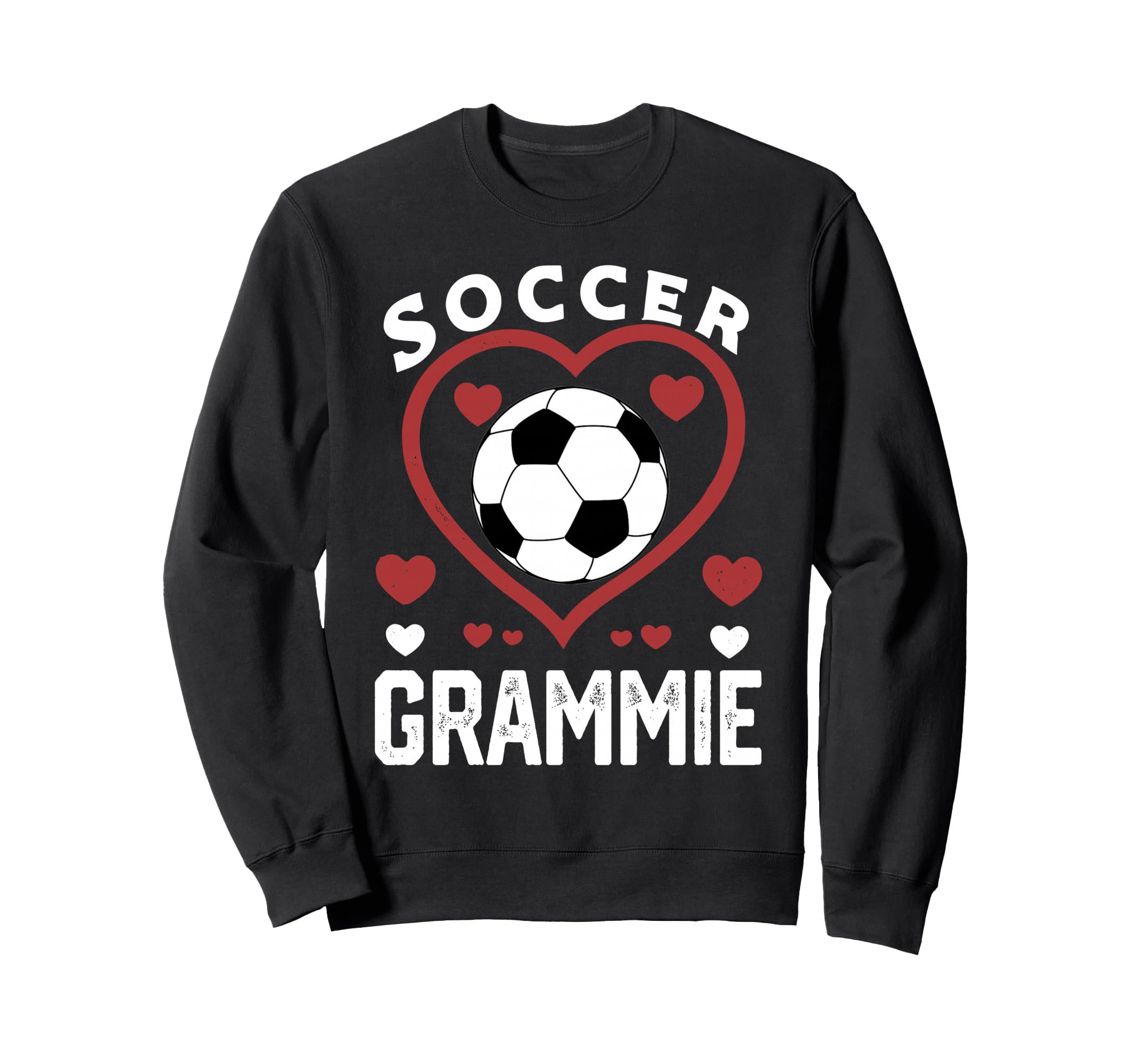 Soccer Grammie Heart Grammie Soccer Sweatshirt - Graphic Print Unisex - T-Shirt, Sweatshirt, Hoodie