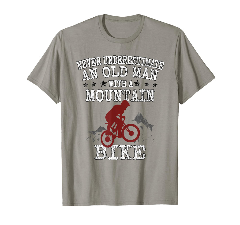 Never Underestimate Old Mountain T-Shirt - Minimalist Print for Adults - T-Shirt, Sweatshirt, Hoodie