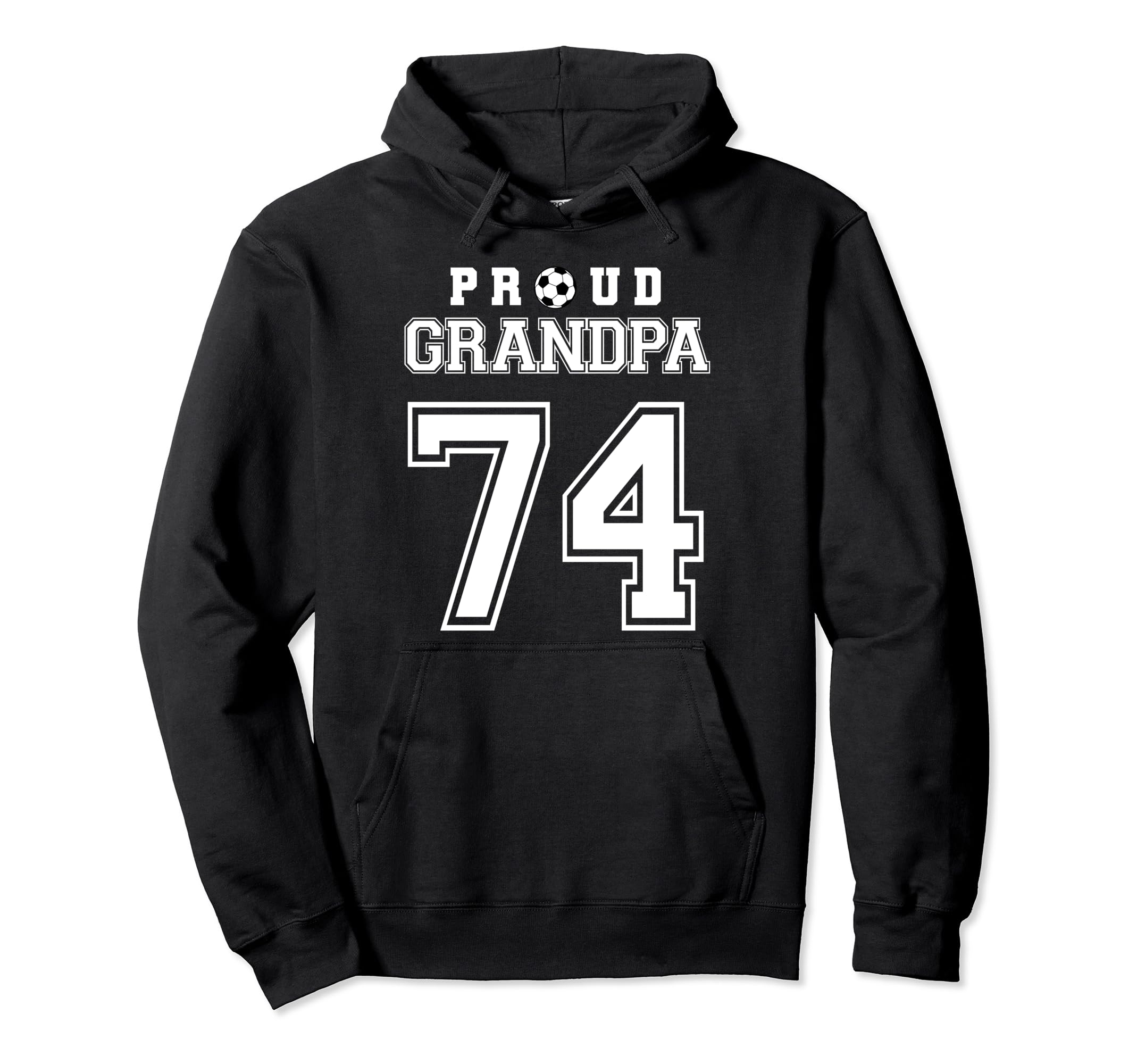 Number 74 Custom Proud Soccer Futbol Hoodie - Custom Art Print Men Women - T-Shirt, Sweatshirt, Hoodie
