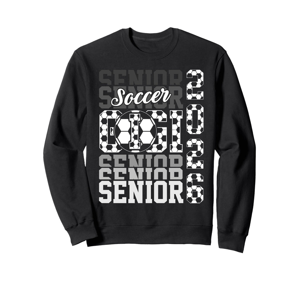 2026 Soccer Senior Gigi Graduation Sweatshirt - Aesthetic Graphic Unisex - T-Shirt, Sweatshirt, Hoodie