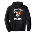 Loud Proud Mom Soccer Football Heart Hoodie - Novelty Apparel for Adults - T-Shirt, Sweatshirt, Hoodie