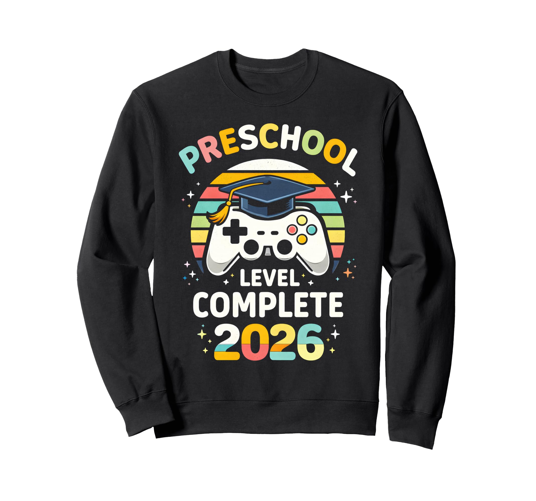 Level Complete Graduation School Sweatshirt - Minimalist Print Men Women - T-Shirt, Sweatshirt, Hoodie