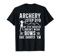 Archery Step Dad Funny Stepdad Archer T-Shirt - Unique Graphic for Adults - T-Shirt, Sweatshirt, Hoodie