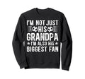Biggest Fan Soccer Grandpa Soccer Sweatshirt - Trendy Graphic Unisex - T-Shirt, Sweatshirt, Hoodie