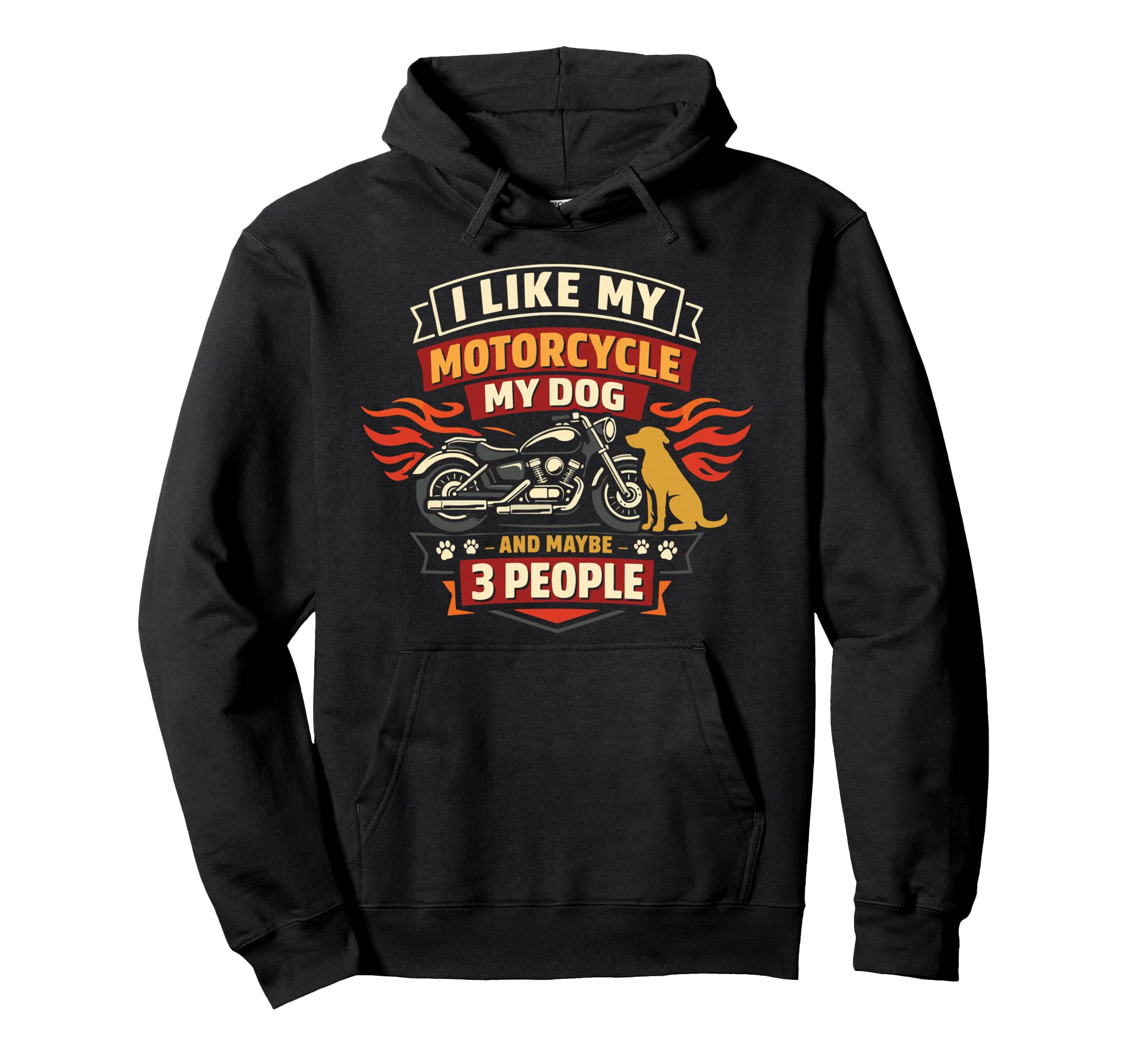 Motorcycle Biker I Like My Motorcycle Hoodie - Aesthetic Graphic Men Women - T-Shirt, Sweatshirt, Hoodie