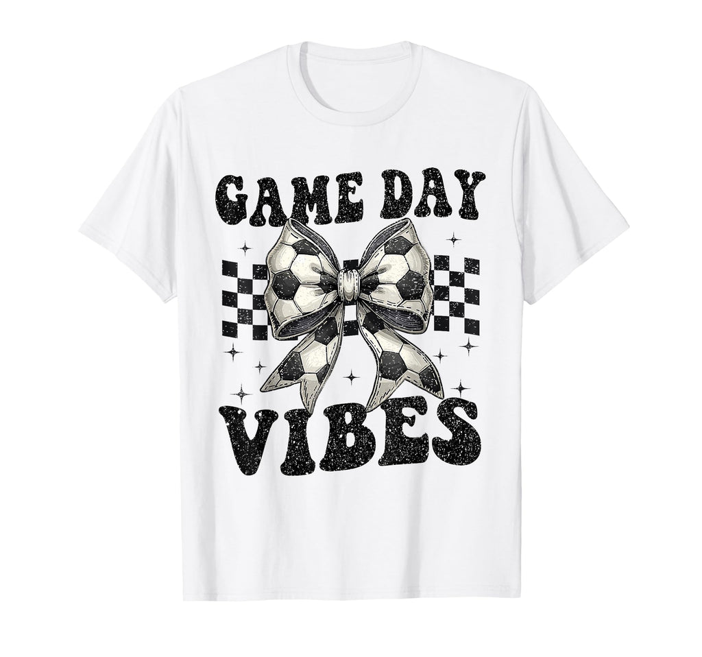 Soccer Game Day Vibes Soccer Mom T-Shirt - Fun Novelty Design Men Women - T-Shirt, Sweatshirt, Hoodie