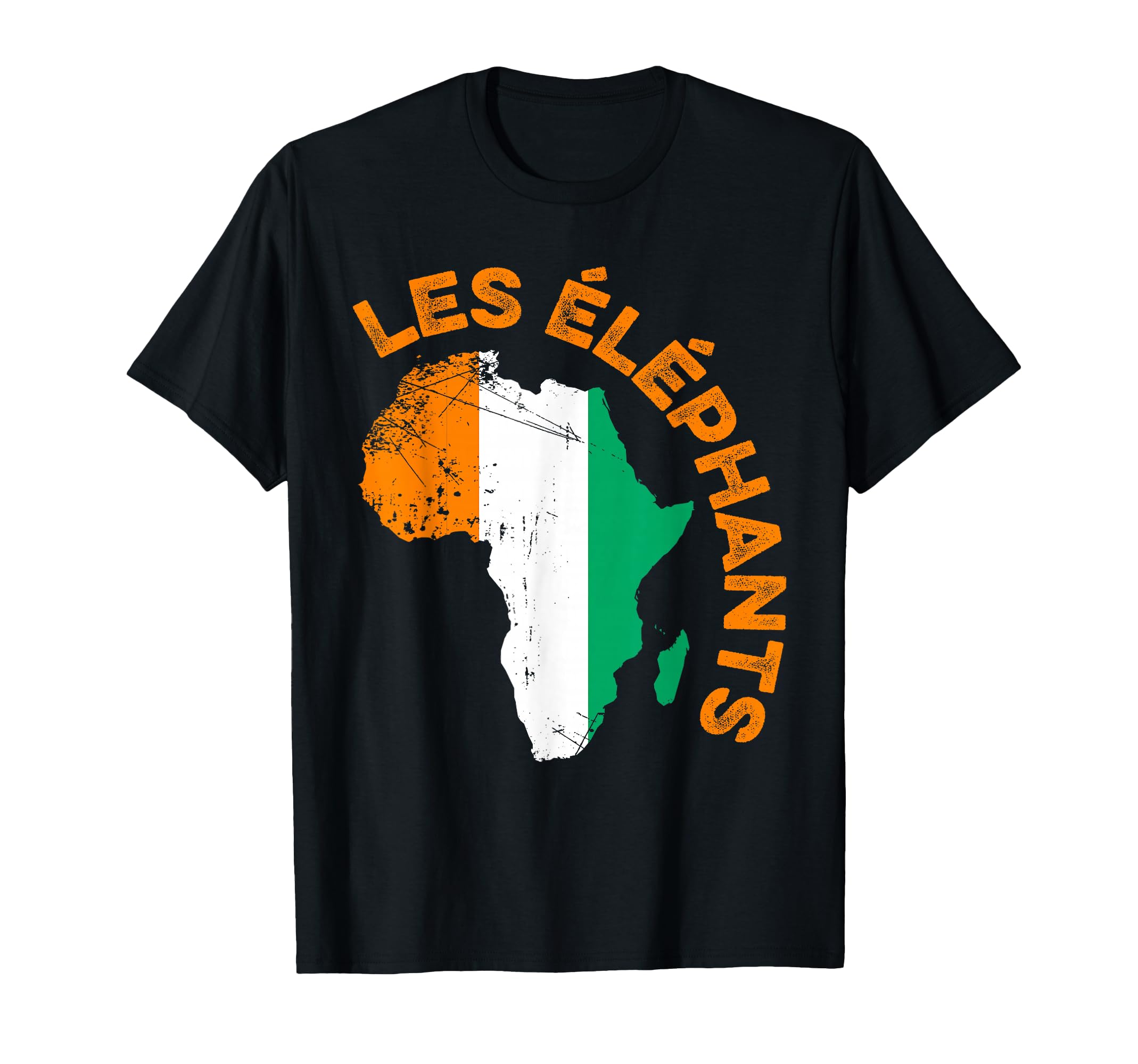 Les Elephants Cote Divoire Soccer T-Shirt - Trendy Graphic Men Women - T-Shirt, Sweatshirt, Hoodie