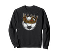 Soccer King Crown Best Player Award Sweatshirt - Unique Graphic for Adults - T-Shirt, Sweatshirt, Hoodie