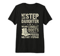 Mens Proud Military Step Dad Soldier T-Shirt - Novelty Apparel Unisex - T-Shirt, Sweatshirt, Hoodie
