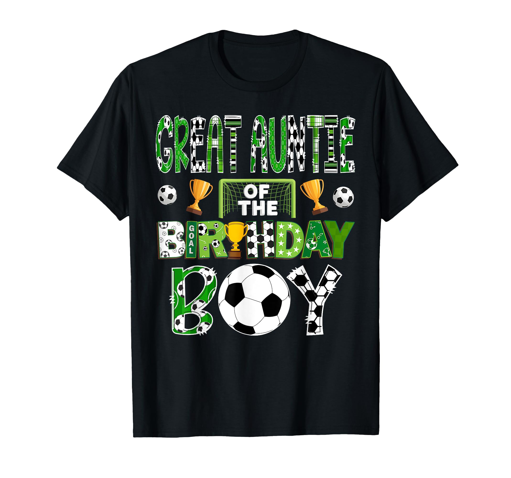 Great Auntie Birthday Soccer Player T-Shirt - Aesthetic Graphic for Adults - T-Shirt, Sweatshirt, Hoodie