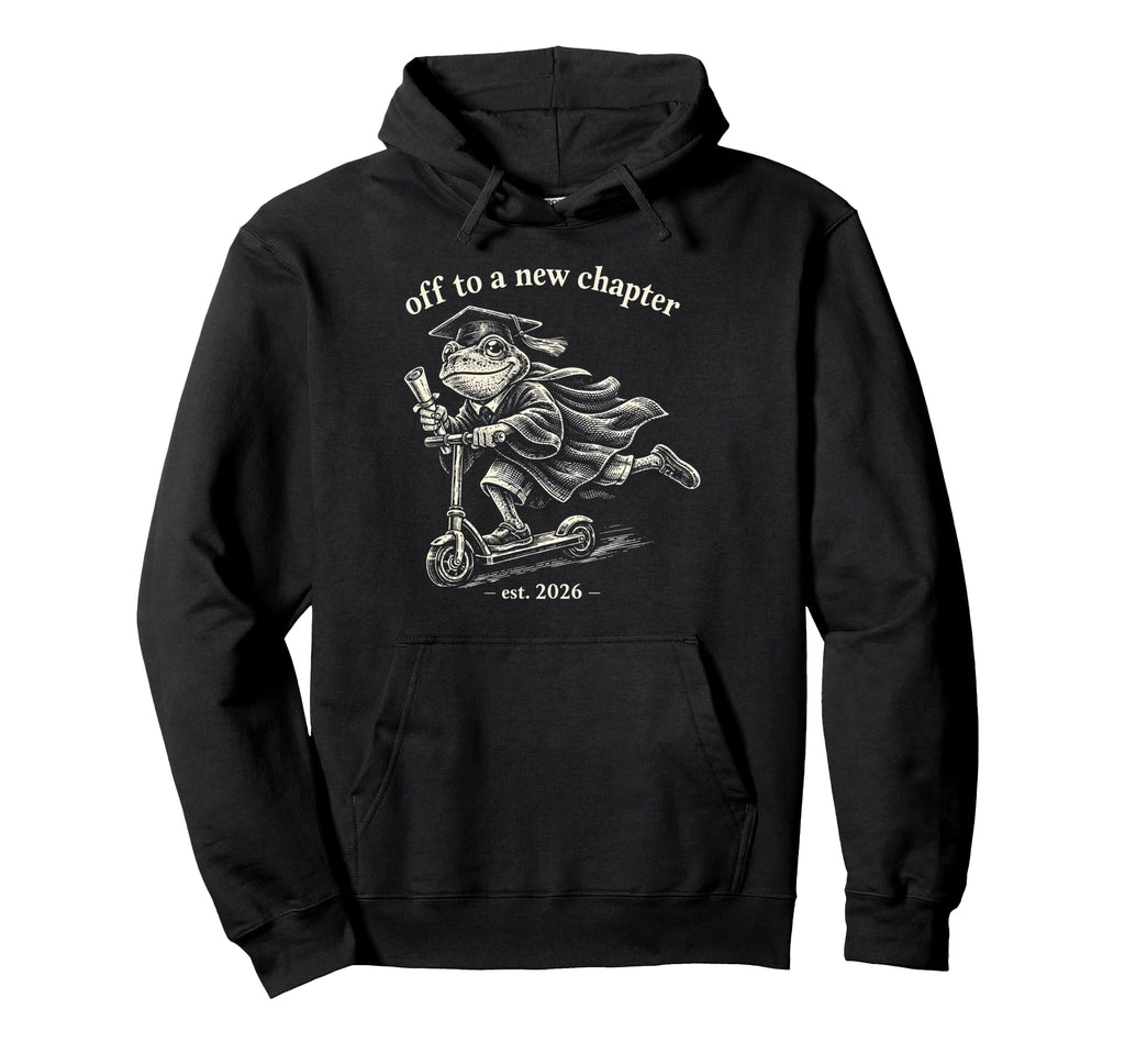 Senior Graduation School Class New Hoodie - Fun Novelty Design for Adults - T-Shirt, Sweatshirt, Hoodie