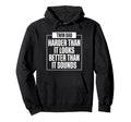 Twin Dad Harder Than It Looks Better Hoodie - Trendy Graphic for Adults - T-Shirt, Sweatshirt, Hoodie