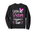 Little Sister Biggest Fan Soccer Sweatshirt - Aesthetic Graphic for Adults - T-Shirt, Sweatshirt, Hoodie