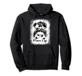 Soccer Mom Bleached Soccer Ball Glasses Hoodie - Unique Graphic for Adults - T-Shirt, Sweatshirt, Hoodie