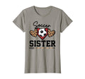 Soccer Sister Womens Soccer Game Day T-Shirt - Fun Novelty Design Unisex - T-Shirt, Sweatshirt, Hoodie