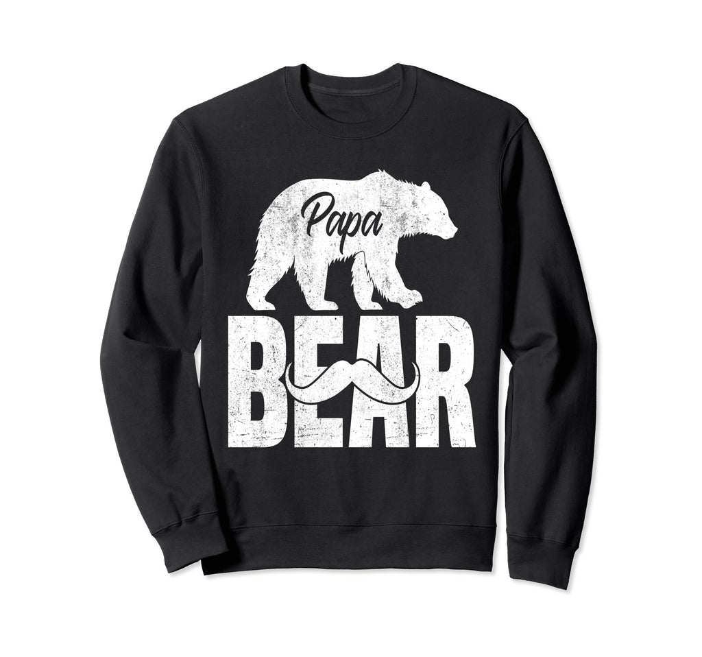 Papa Bear Fathers Day Grandpa Sweatshirt - Fun Novelty Design Men Women - T-Shirt, Sweatshirt, Hoodie