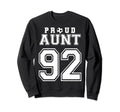 Number 92 Custom Proud Soccer Sweatshirt - Aesthetic Graphic for Adults - T-Shirt, Sweatshirt, Hoodie