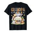 Grandpa Wild One Safari Tribal Animal 1St T-Shirt - Novelty Apparel Unisex - T-Shirt, Sweatshirt, Hoodie