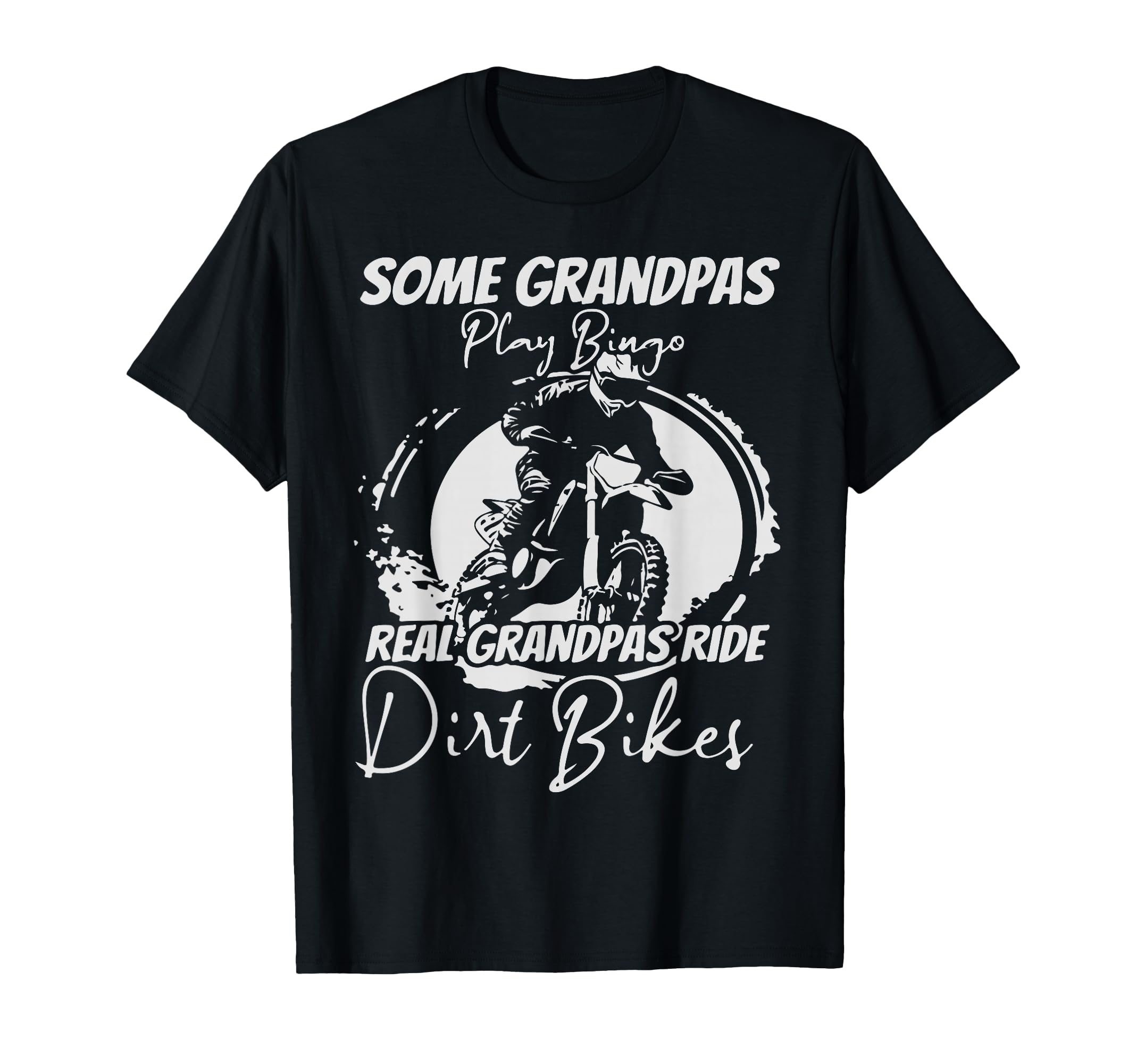 Motocross Enduro Biker Grandpa Racing T-Shirt - Novelty Apparel for Adults - T-Shirt, Sweatshirt, Hoodie