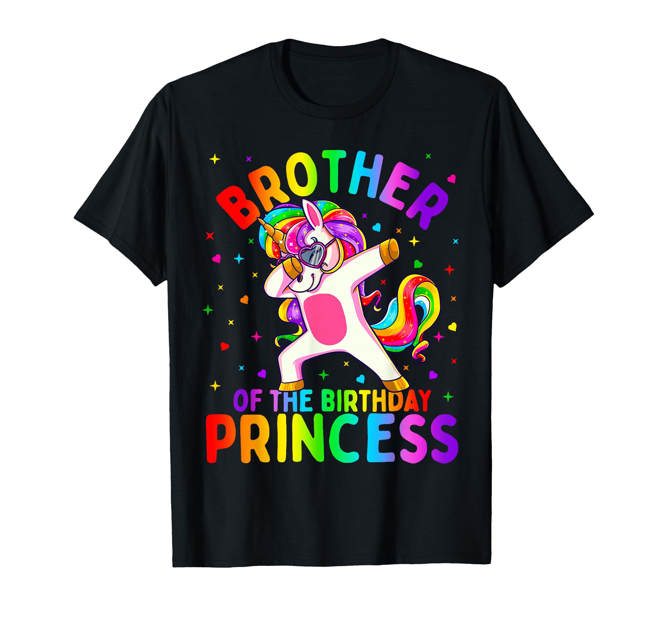 Brother Birthday Princess Dabbing T-Shirt - Custom Art Print Men Women - T-Shirt, Sweatshirt, Hoodie