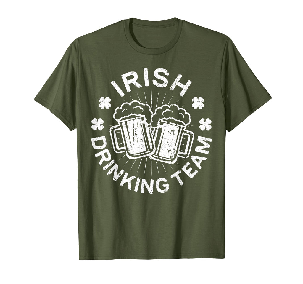 Irish Drinking Team Funny St Patricks Day T-Shirt - Minimalist Print Unisex - T-Shirt, Sweatshirt, Hoodie