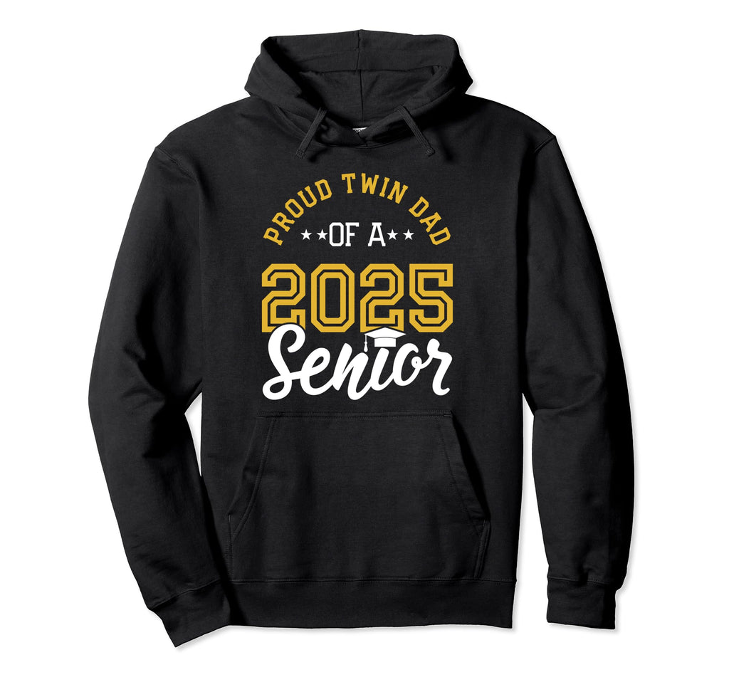 Twin Dad Senior Grad Family Hoodie - Custom Art Print for Adults - T-Shirt, Sweatshirt, Hoodie