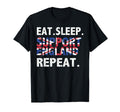 2018 Eat Sleep Support England T-Shirt - Casual Everyday Wear Unisex - T-Shirt, Sweatshirt, Hoodie