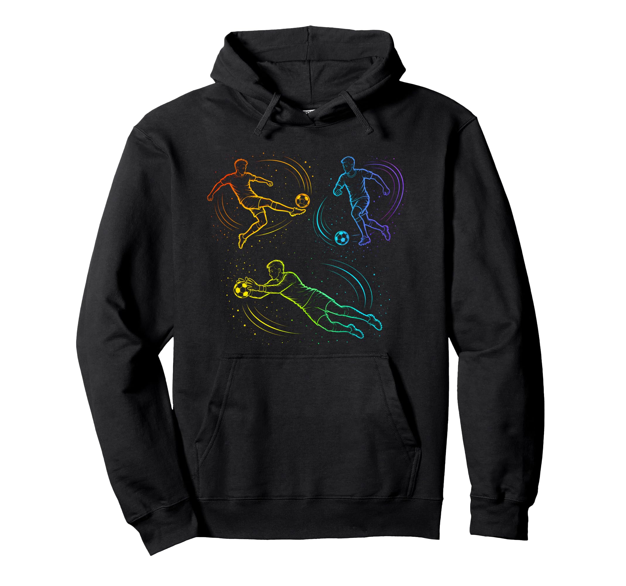 Soccer Goalie Player Sports Hoodie - Custom Art Print for Adults - T-Shirt, Sweatshirt, Hoodie