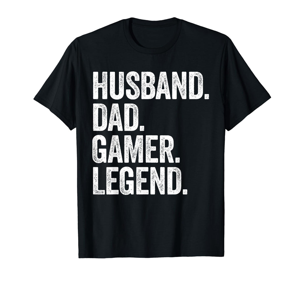 Husband Dad Gamer Funny Gaming Video T-Shirt - Minimalist Print for Adults - T-Shirt, Sweatshirt, Hoodie