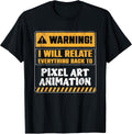 Pixel Art Animation - Adult & Kids T-Shirts, Sweatshirts & Hoodies apparel design preview 1