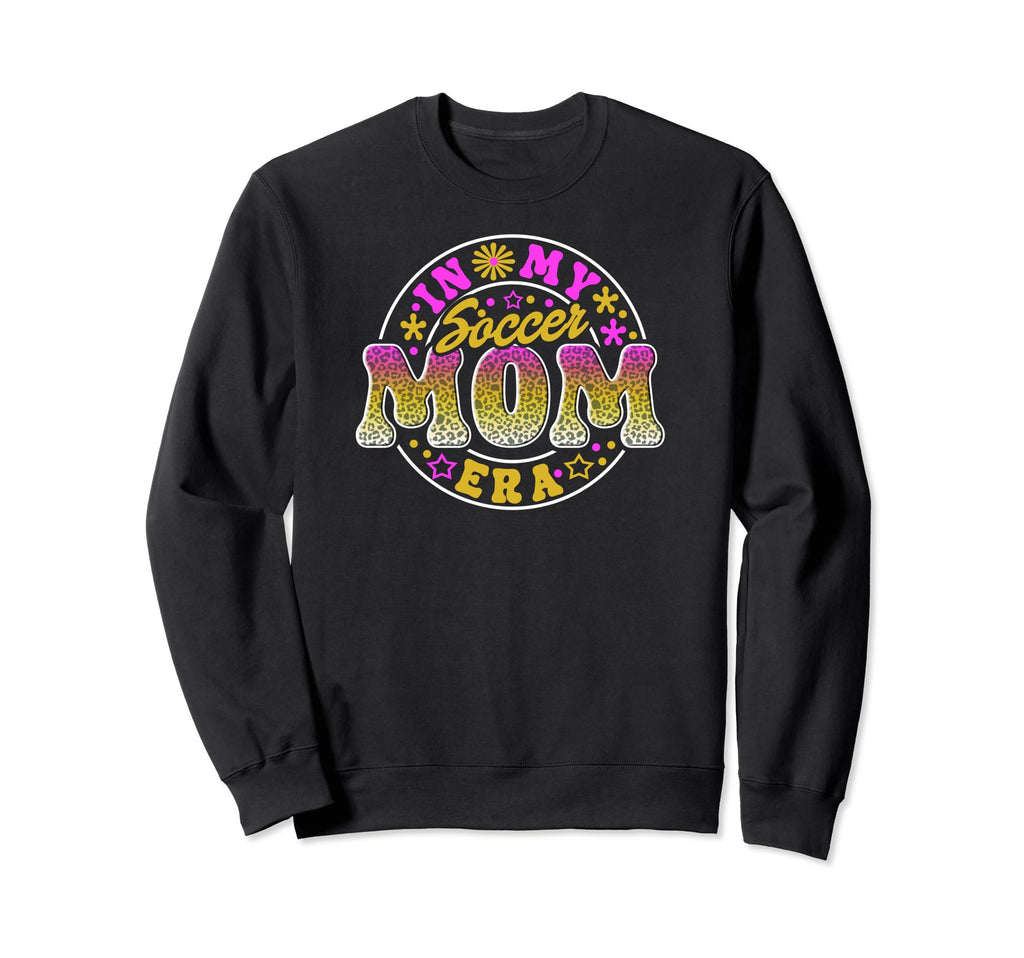 Soccer Mom Era Cheetah Pattern Sweatshirt - Fun Novelty Design Men Women - T-Shirt, Sweatshirt, Hoodie