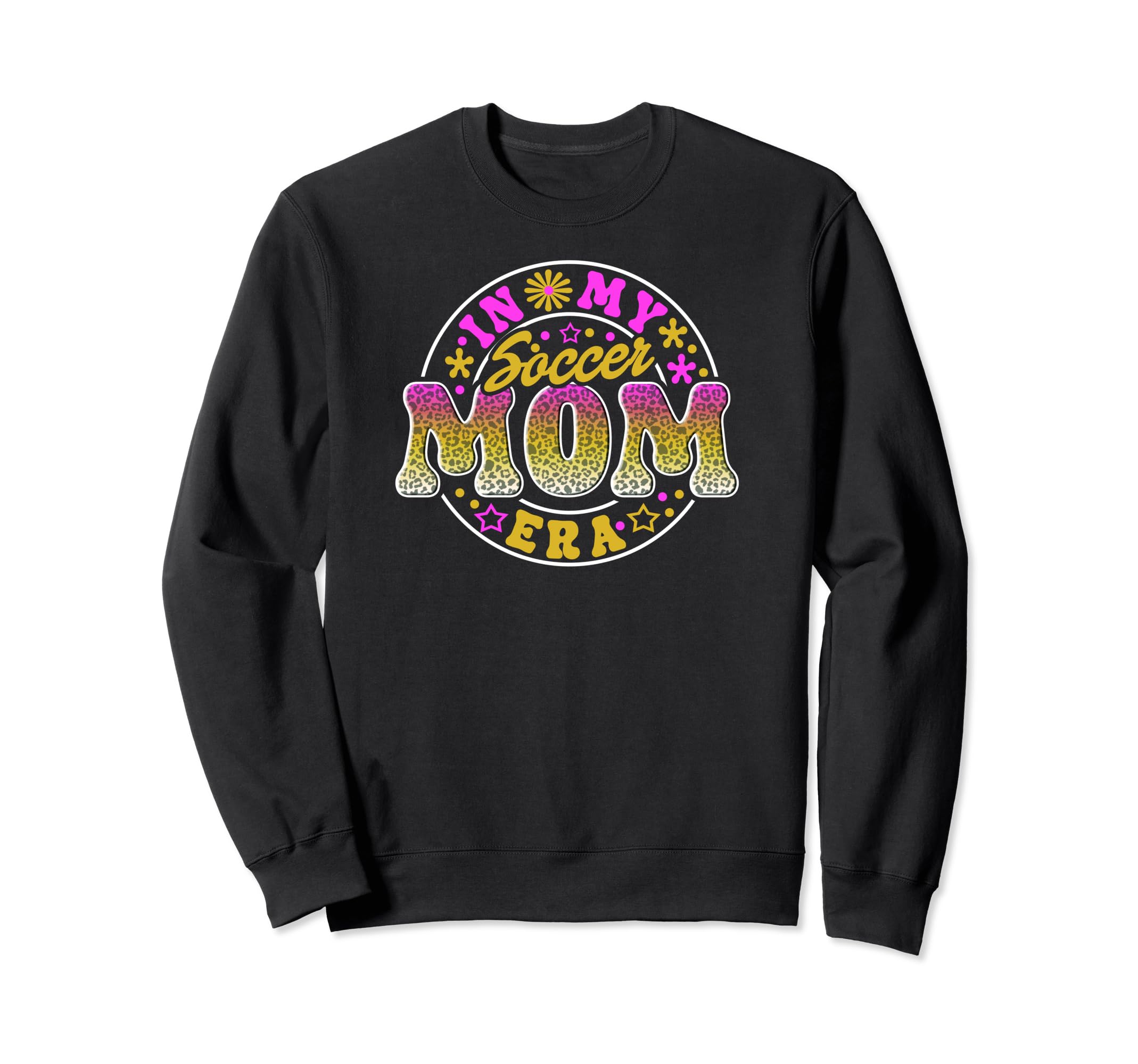 Soccer Mom Era Cheetah Pattern Sweatshirt - Fun Novelty Design Men Women - T-Shirt, Sweatshirt, Hoodie