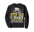 Proud Step Dad 2024 College Graduate Sweatshirt - Minimalist Print Unisex - T-Shirt, Sweatshirt, Hoodie