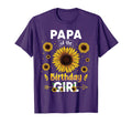 Papa Birthday Sunflower Party Family T-Shirt - Casual Everyday Wear Unisex - T-Shirt, Sweatshirt, Hoodie