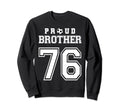 Number 76 Custom Proud Soccer Sweatshirt - Minimalist Print for Adults - T-Shirt, Sweatshirt, Hoodie