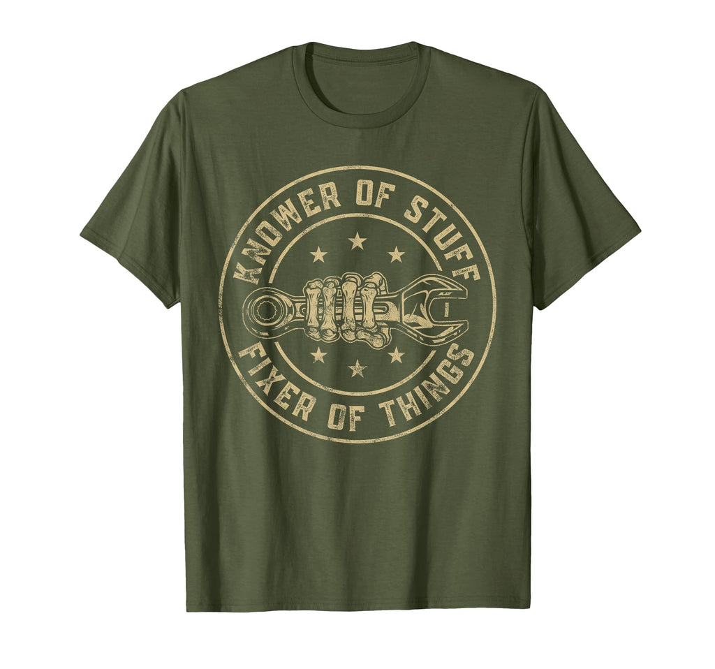Knower Stuff Fixer Things Funny T-Shirt - Graphic Print for Adults - T-Shirt, Sweatshirt, Hoodie